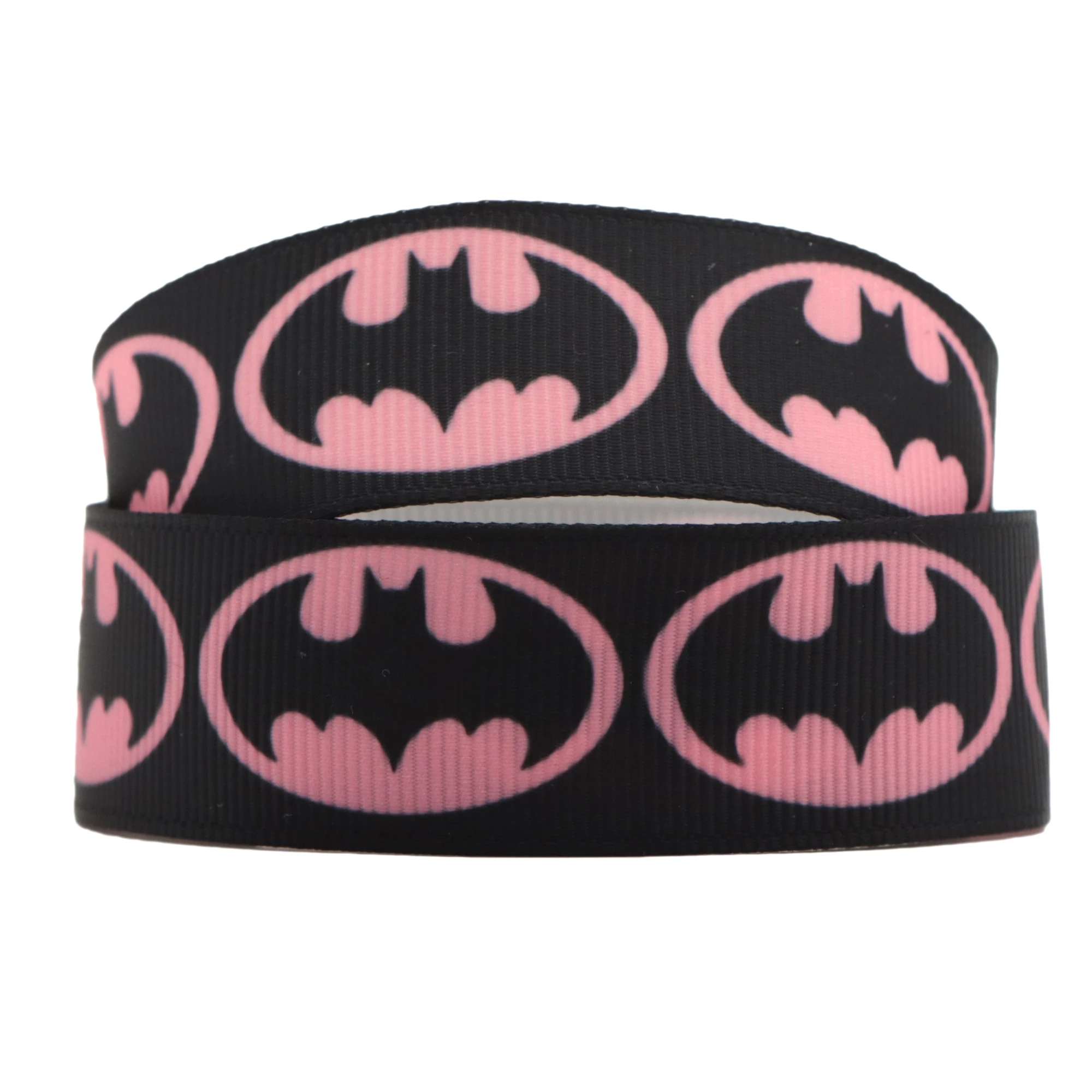 5 Yards Multi Size Hero Bat Movie Printed Grosgrain Ribbon For Party Decoration Ribbons DIY Bow Gift Packing,5Yc12674