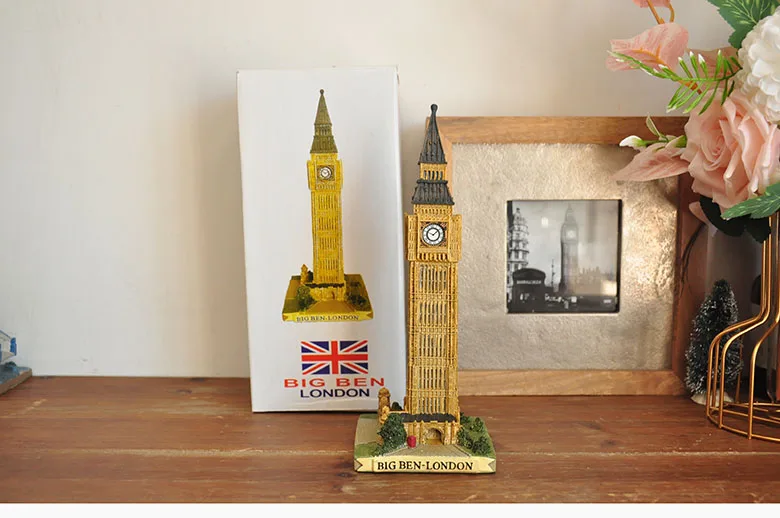 

big resin figure mental psychological sand table game box court therapy Building Big Ben