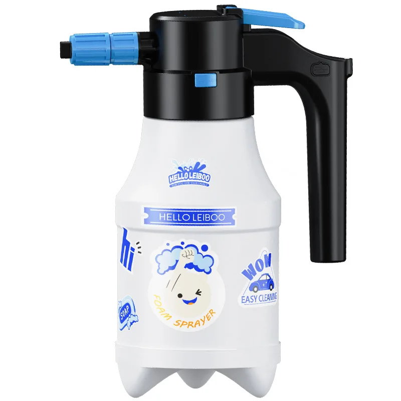 Car wash Electric foam watering can Household handheld car wash Spray watering gardening Air pressure sprayer Foam pot 2L
