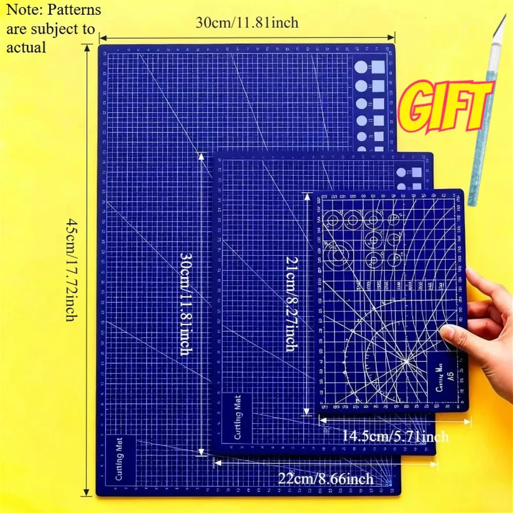 A3 A4 A5 PVC Cutting Mat Self-Healing Workbench Patchwork Pad Sewing DIY Engraving Leather Cutting Board Craft Underlay view 6