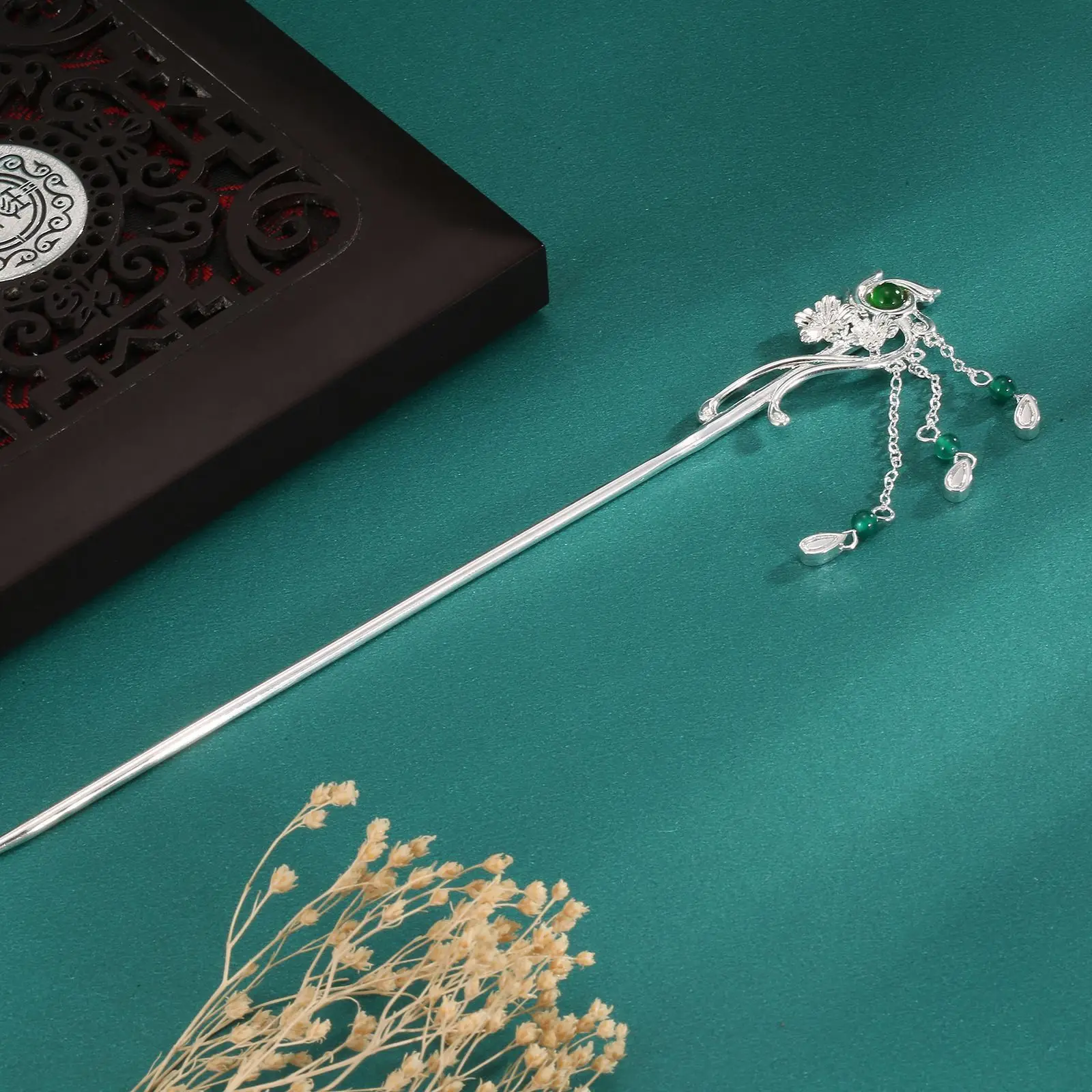 Antique Hair Accessories Long Sword Lock Spirit Hidden Tassel Step New Chinese Style Hairpin Hairpin Female
