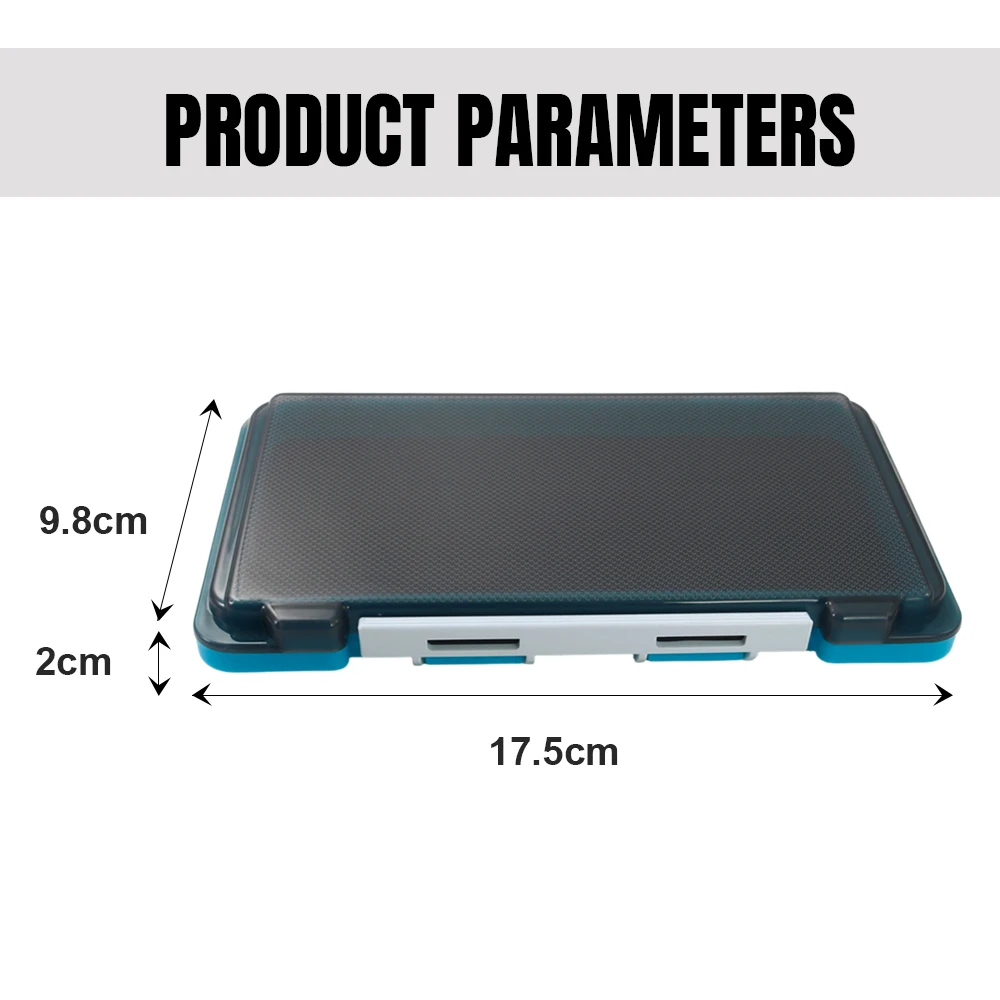 JIGGING PRO Slotted EVA Foam Fishing Tackle Box for Jig Head Micro Metal Jig Case Ajing Rockfishing Slim Portable Lure Organizer - view 4