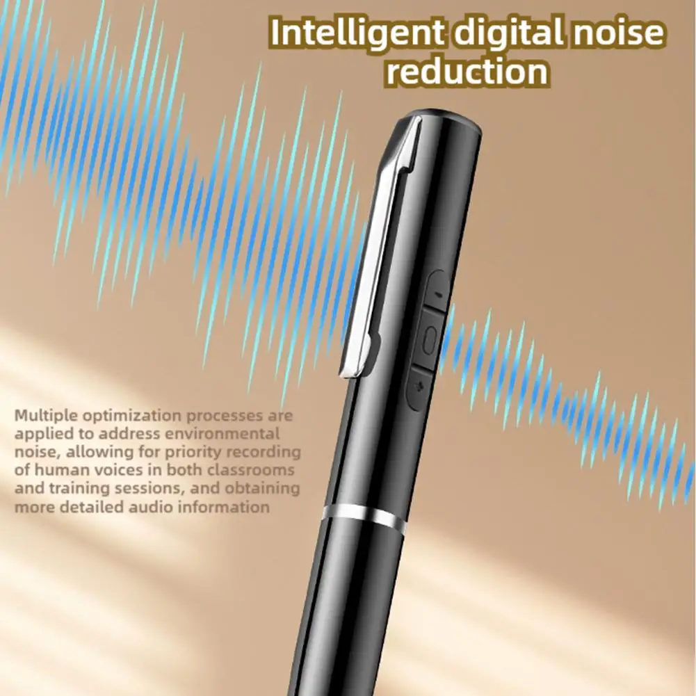 Recording Pen Business Meeting Student Class Use Walkman Large Noise Reduction Mp3 Portable Capacity Pen-shaped A1b3