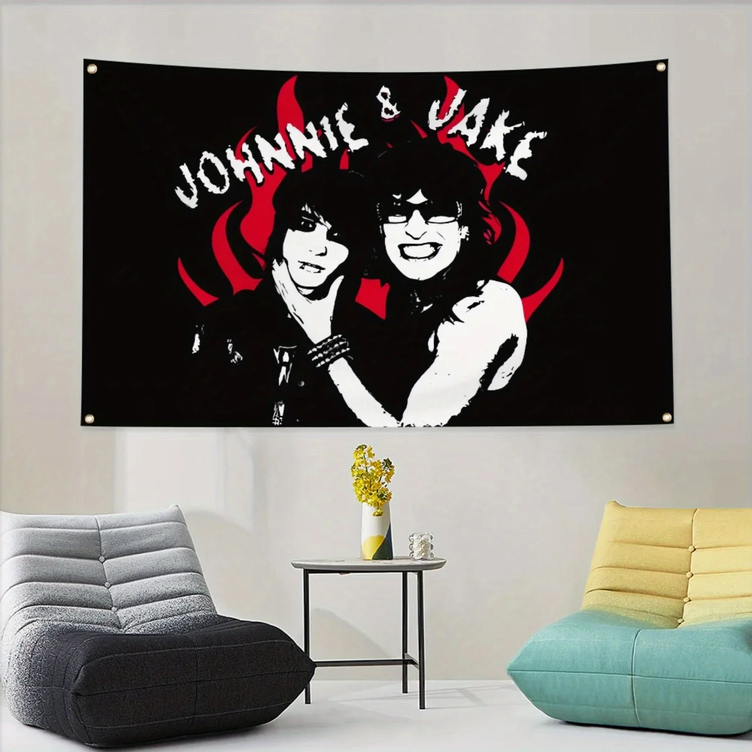 Jack and Johnny Theme Digital printing polyester wall hanging tapestry decorative Living room bedrooms Office background gift