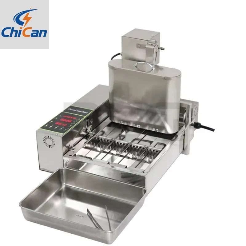 

【Hot】2000W 1800PCS/H Doughnut Maker Donuts Making Machine Temperature Control Single Cylinder Fryer Doughnut Maker Machine