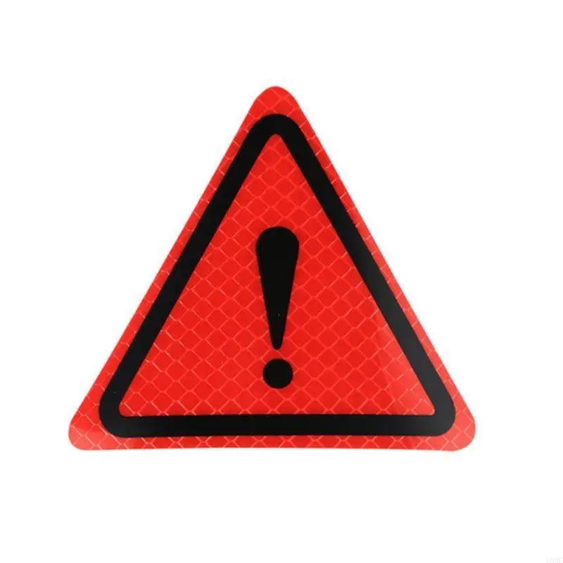 Car Reflective Sticker Universal Decorative Bodywork DIY Triangular Warning New