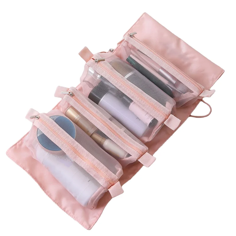TEXU Women Travel Cosmetic Bag Portable Wash Bag For Outdoor Travel Removable Large Capacity Cosmetic Storage Bag Storage
