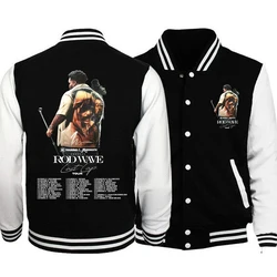 Rod Waves Last Lap Tour 2024 Hoodie Baseball Uniform Jacket Women Men Team  Baseball Jacket Hoodie