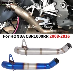 For HONDA CBR1000RR CBR 1000R 2008 2009 2010 2011 2012 2013 2014 2015 2016 Motorcycle 60mm Exhaust Middle Link Pipe Espace Moto