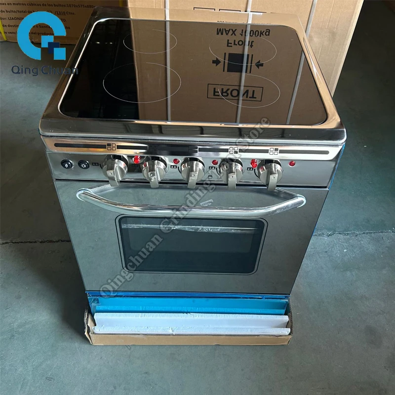 

Электрическая керамическая плита с духовкой, независимая четыре электрических встроенных духовки из нержавеющей стали по морю