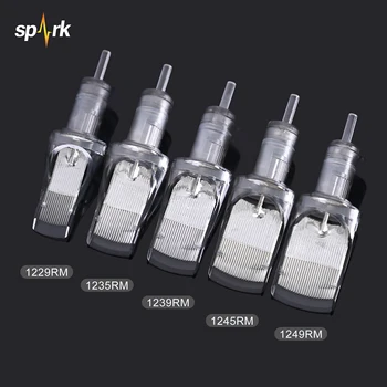 Duży wkład z igłą do tatuażu Magnum z otwartą końcówką do dużych wzorów i kolorowania cieni