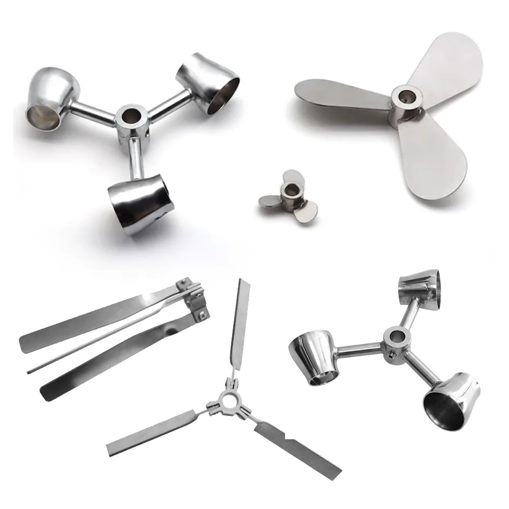 

Impeller Sus304/316 Stainless Steel Pneumatic Stirring Dispersion Plate Three-Leaf Foldableing Conical Propeller for Food