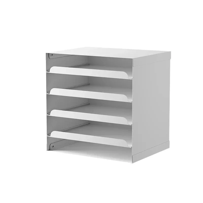 

Modern Document Shelf, Iron Multi-layer Storage Box Partition Classification Drawer Organizer, Convenient Access to Drawer Cases