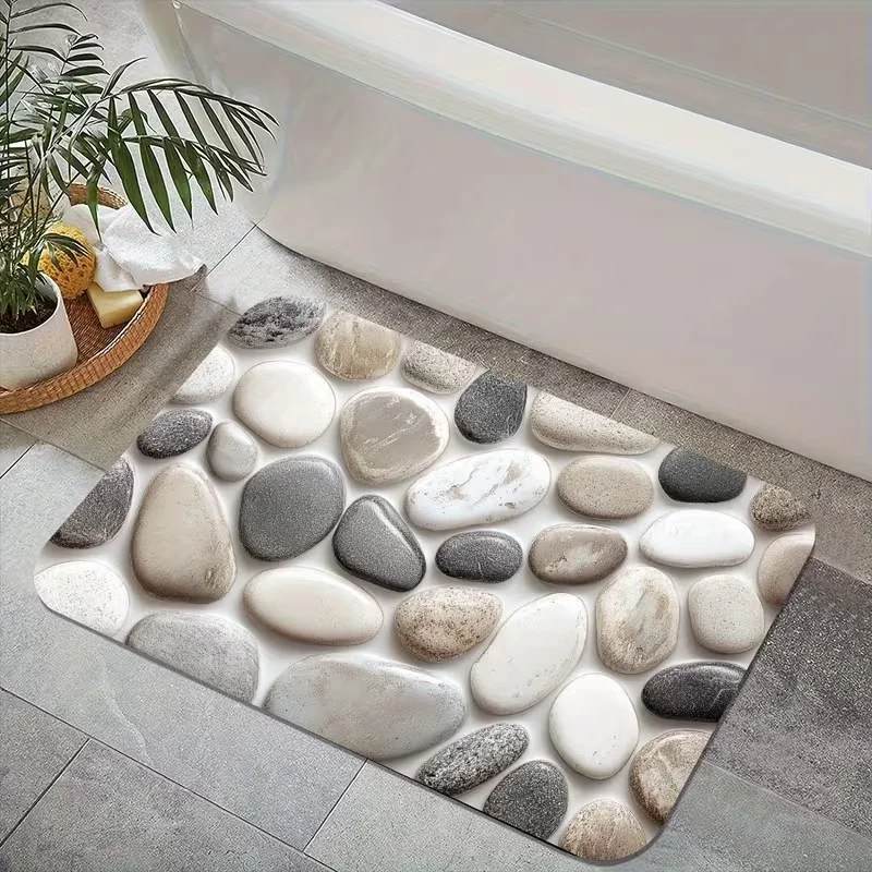 Realistic Cobblestone Print No - đánh giá và giá Home Bathroom Spa