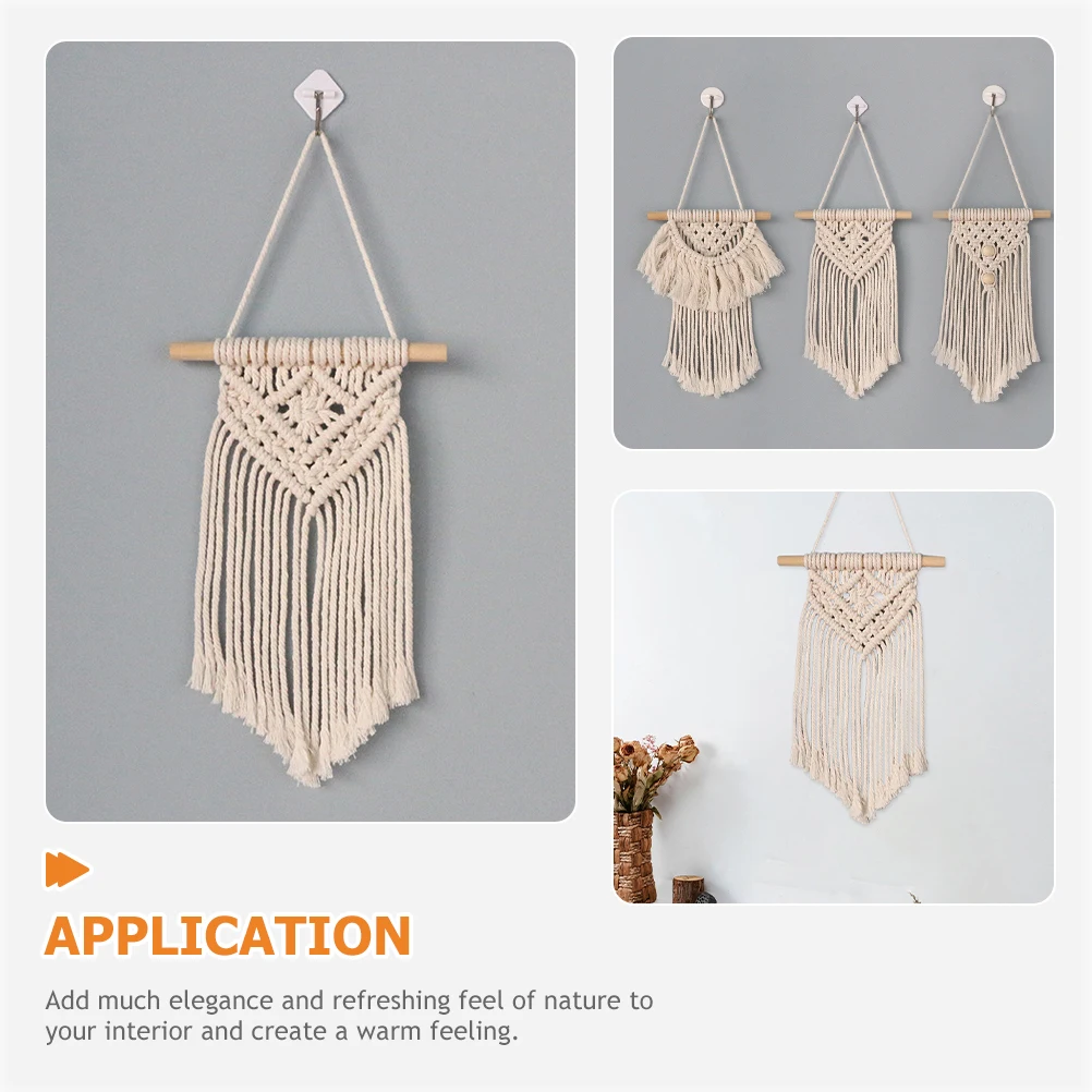 

Bohemian Fringe Wall Hanging Woven Macrame Tapestry Bedroom Living Room Decor Kids Room Tassel Home Party DIY