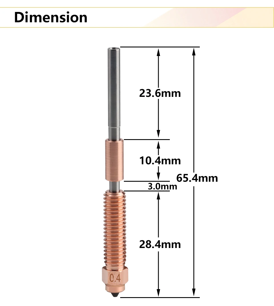 Trianglelab Gehärteter Stahl K1C Düsen-Kit Schnellwechsel für K1C Ender-3 V3 Schnelle Installation High-Flow-Druck Upgrade – Detail 8