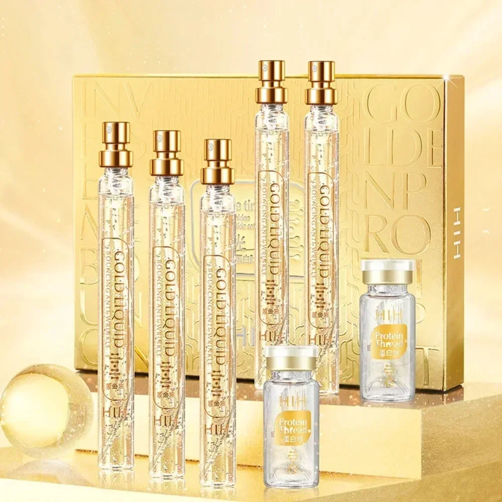 

Gold Protein Peptide Thread Lifting Set Absorbable Collagen Protein Thread Firming Anti-aging Smoothing Moisturizing Skin Care