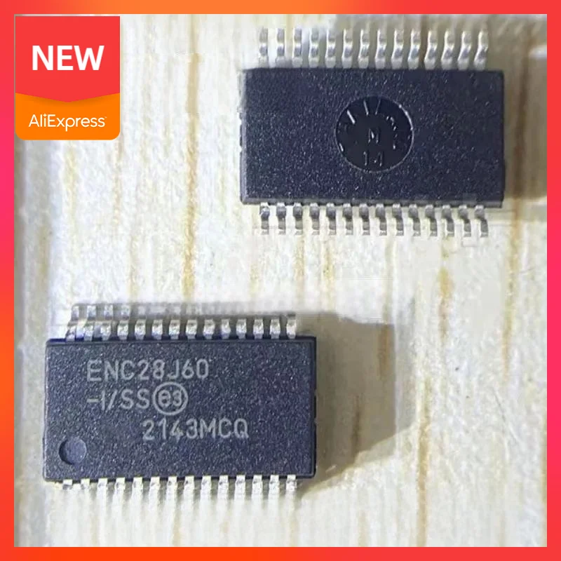 (10-20piece) 100% New ENC28J60-I/SS  ENC28J60-I SS  8KB RAM SSOP-28 Chipset