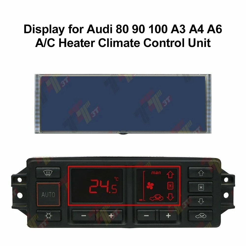 

Dashboard LCD Display for Audi 80 90 100 A3 A4 A6 A/C Heater Climate Control Unit