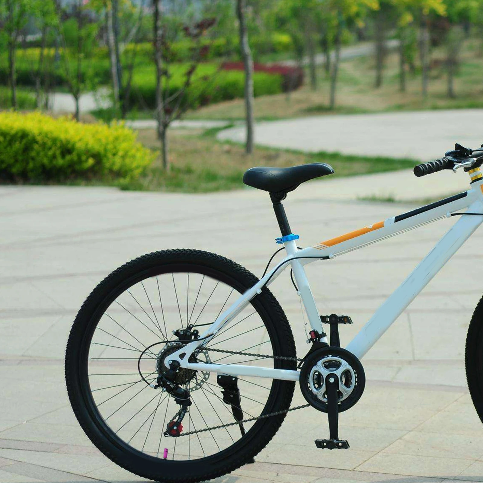 

5Pcs Aluminum Alloy Bike Tire Caps French Style Polished Bright Color Leak Dirt Rain Suitable for Mountain Road Bike