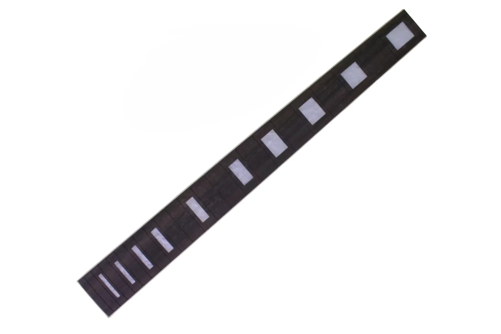 

1pcs New Electric Guitar unfinished Ebony Fretboard 22fret guitar neck 24.75inch white block inlay