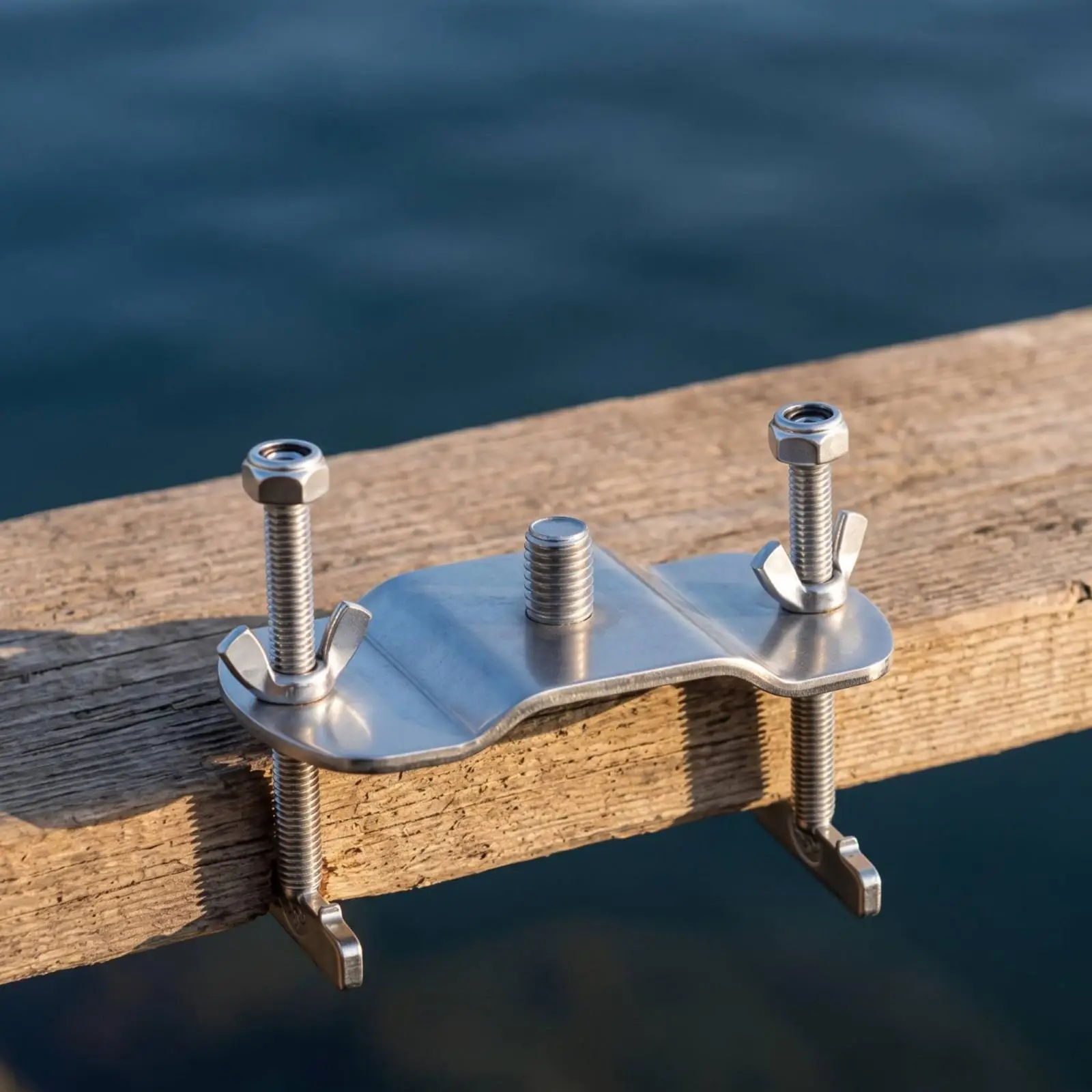 Fishing Umbrella Holder Adjustable Umbrella Holder with Clamp Rust Resistant Hardware for Anglers, Boat Deck, Dock