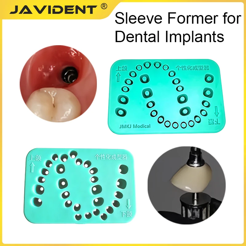 1Pcs Dental Abutment Silicone Resin Plugs, Dental Implant Model Practice Tools, Customized Dental Cuff Molding Tool