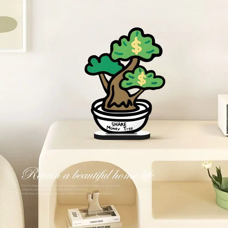 Ins الرياح الغنية زهرة غرفة المعيشة مكتب سطح المكتب زخرفة صغيرة 2024 جديد كريم الرياح دخول الشرفة الديكور