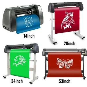 Vevor 53 Inch Vinyl Cutter Plotter Mesin Pemotong Plotter Windows ArtcutSoftware dengan Tempat Pena untuk Pencetakan Iklan DIY 6 mesin plotter penjualan terbaik - №