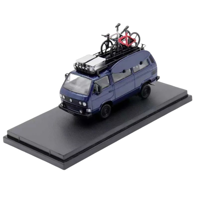 Master Diecast Volkswagen Legierungsmodellautos im Maßstab 1:64, Volkswagen T3 A Metrovan Play with The Gift, Originalverpackung mit Spielzeugautos