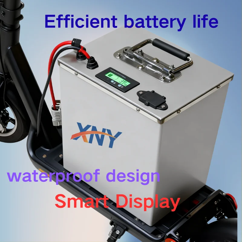 20S 72V Li-ion Battery 20Ah-65Ah for 1KW 2KW Two-Wheel Planche À Roulettes AGV Pousse-Pousse - High Capacity Electric Vehicl