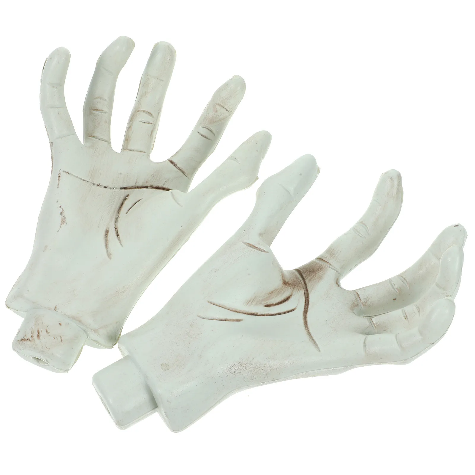 

1Pair Realistic Halloween Hand Decor Ghost Props Haunted House Scary Claws Decoration Supplies