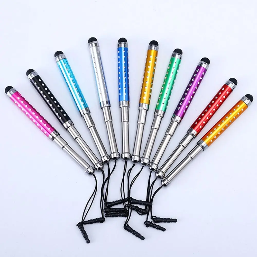 Mini High Precision Touch Screen Pen Electronics Retractable Capacitive Pen Multicolor Multi-function Stylus Pencil