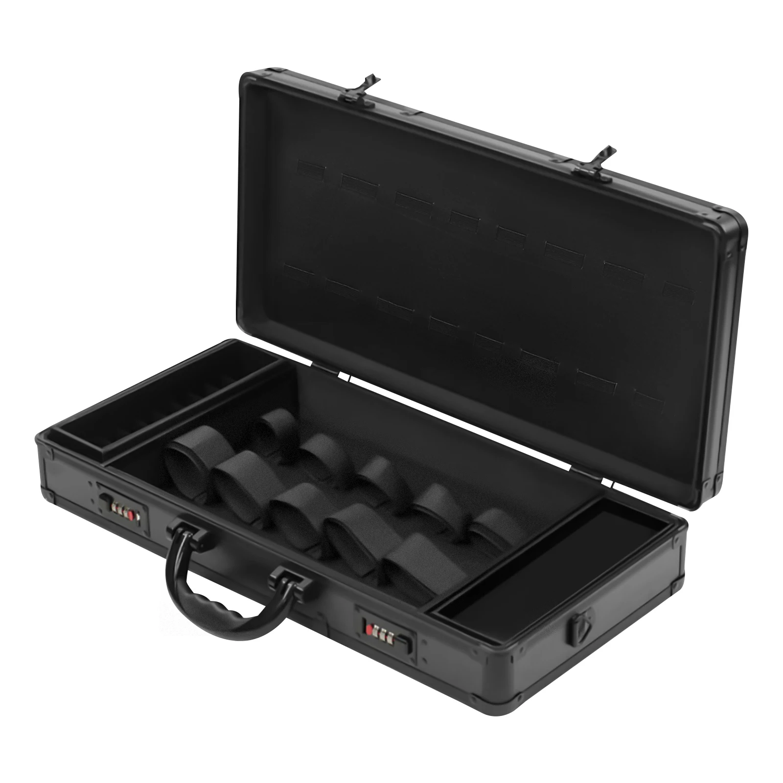 

BYMAOCAR Barber’s Carrying Case, 22.05 Lbs Load W/ Adjustable Bands & Straps for Storing Hair Styling Tools and Barber Supplies in Hair Salons and Beauty Salons 21.65*10.6*3.94in