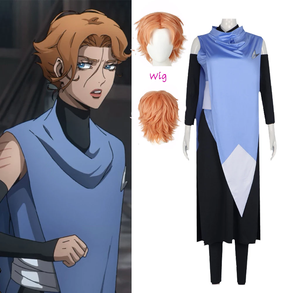 Castlevania Cosplay Sypha Belnades Cosplay Costume Dress Adult Top Skirt Anime Halloween Uniform Suit Party Clothes Woman Girl