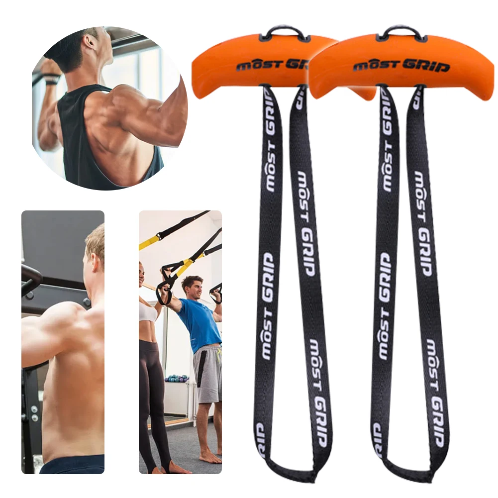 Exercise Resistance Band Ergonomic Weight-Lifting Handles Multifunction Fitness Resistance Strap TPE for Pull-up Bars Barbells