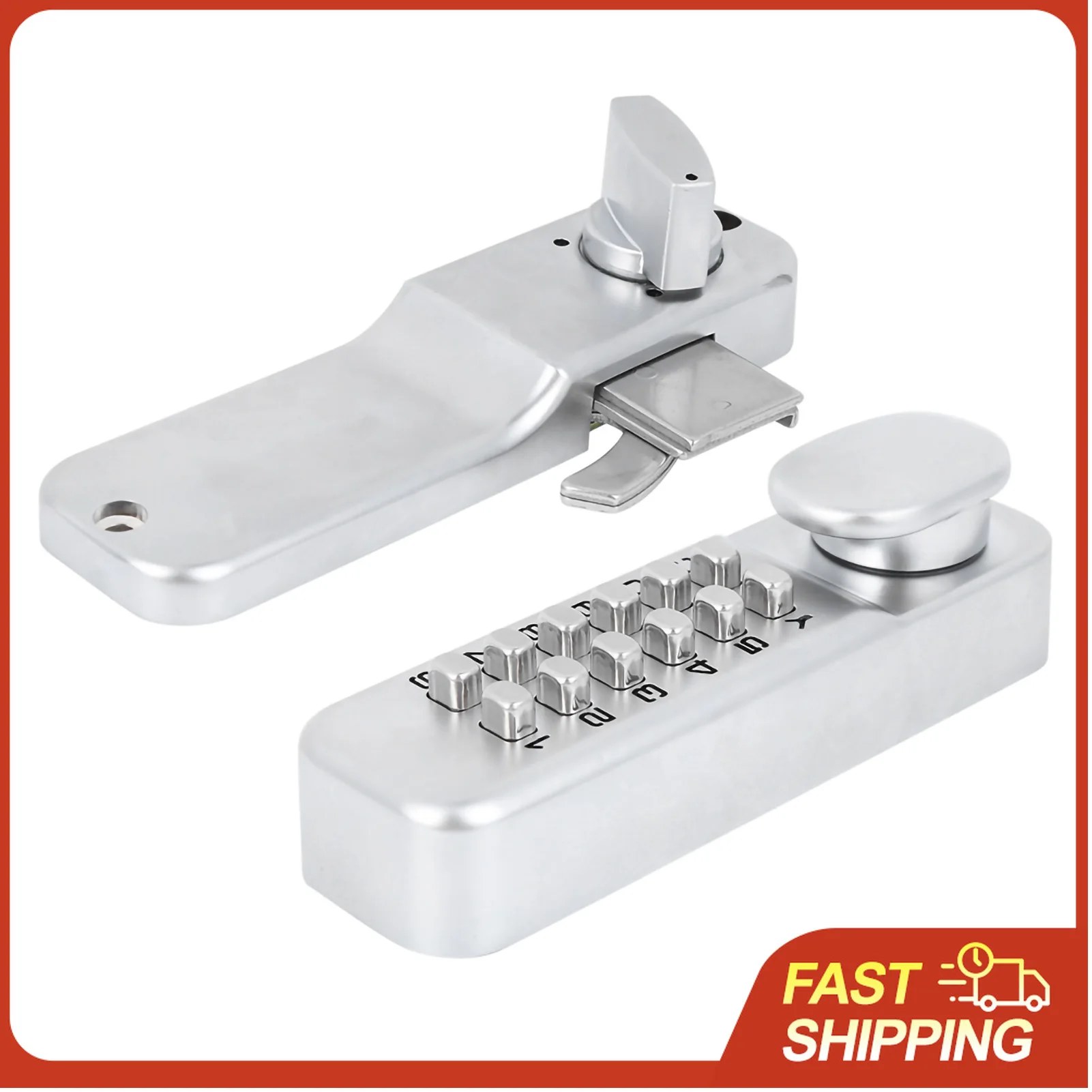 1‑11 Digits Mechanical Combination Lock Sliding Door Keyless Access for Kitchen  Balcony Home Security Sliding Door Lock