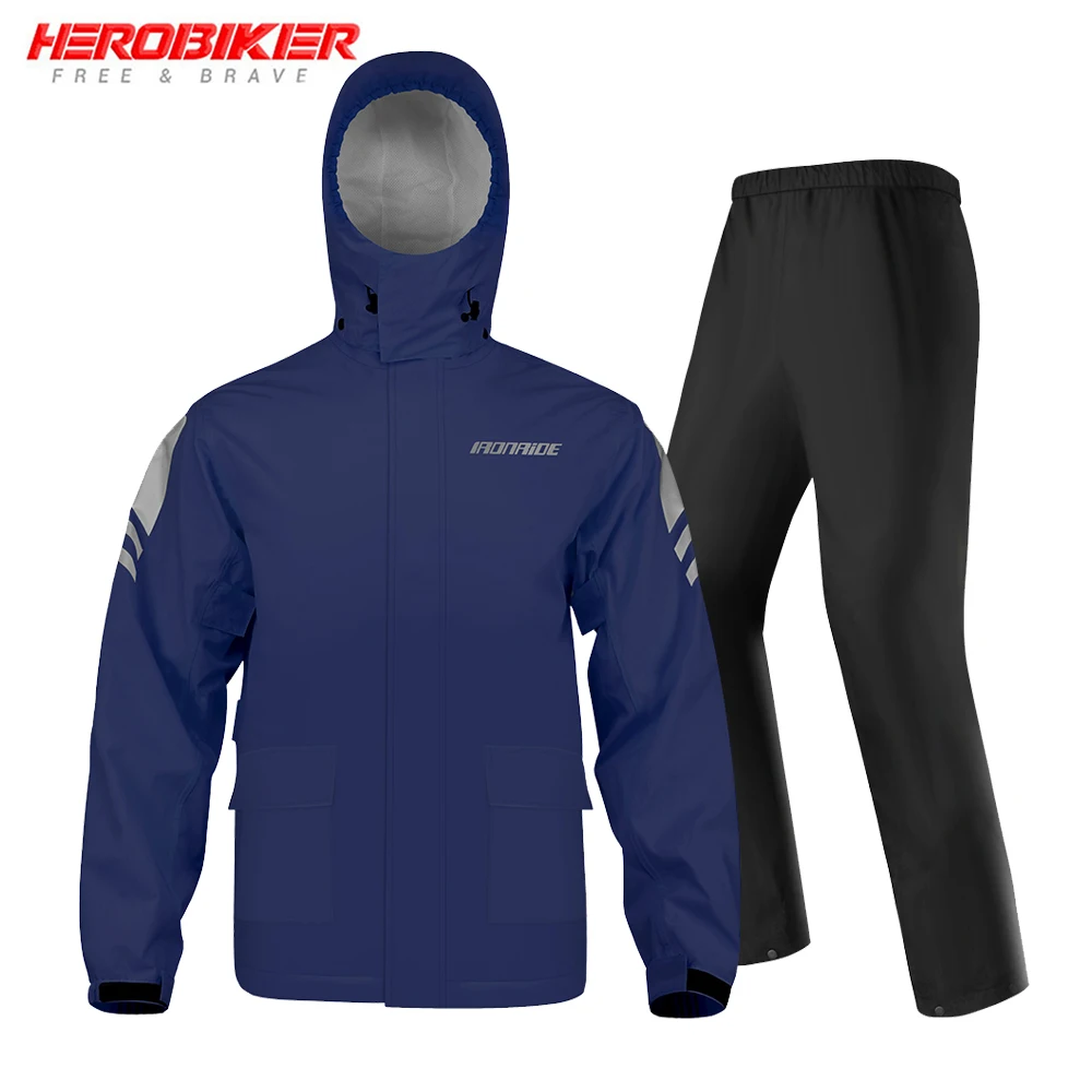 

Motorcycle Raincoat Outdoor Riding Waterproof And Rainproof Off Road Motorcycle Bicycle Rainproof Set For Men And Women