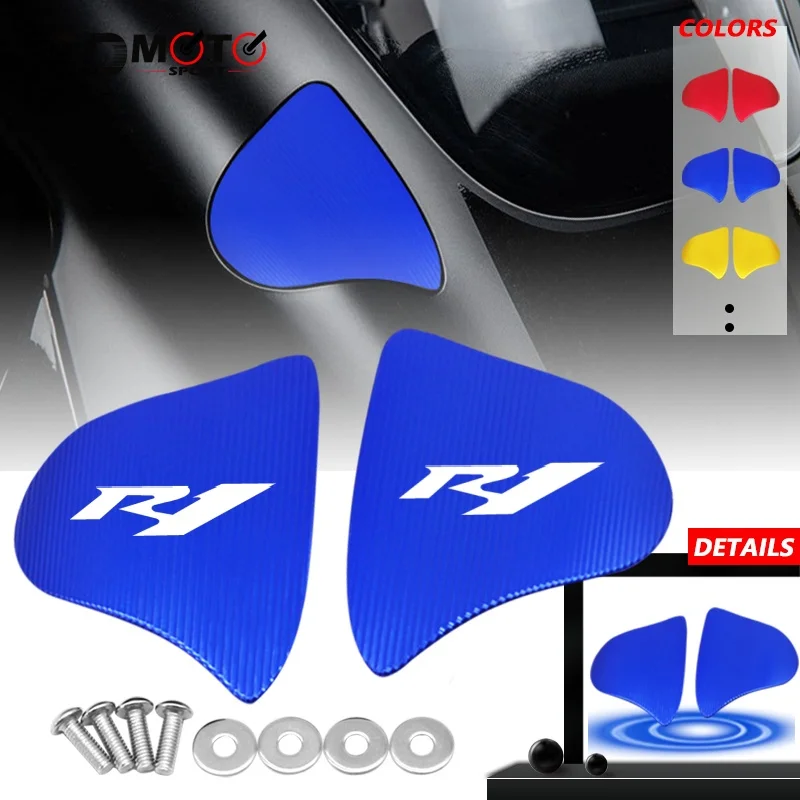 

Newlest For YZF-R1 YZF-R1M 2020 2021 2022 2023 2024 Motorcycle Windscreen Mirror Hole Cover Driven Mirror Eliminators Cap r1 r1m