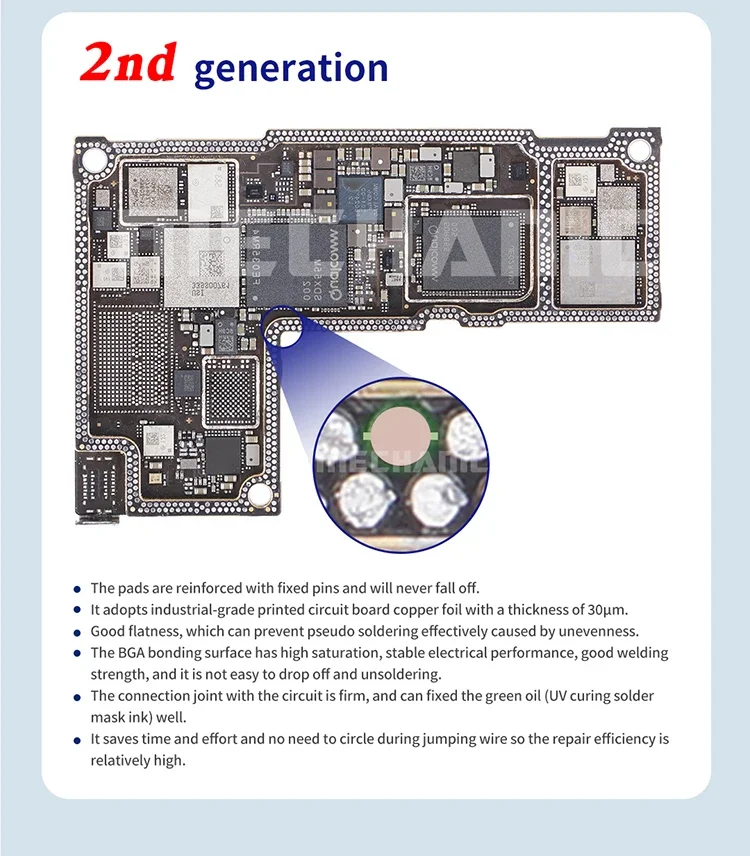 Mechanic Solder Magic Tag Rework Pad Dots Repairing Soldering Lug Spot Repair Welding Plates Replace the Traditional Flyline