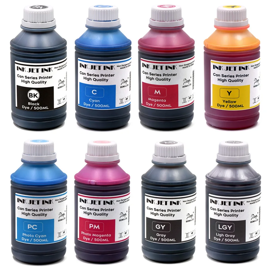 

Refill Dye Ink 500ML 8Colors CLI-42 For Canon PIXMA Pro-100 Pro 100 Printer Refill Ink Cartridge or Continuous ink supply system