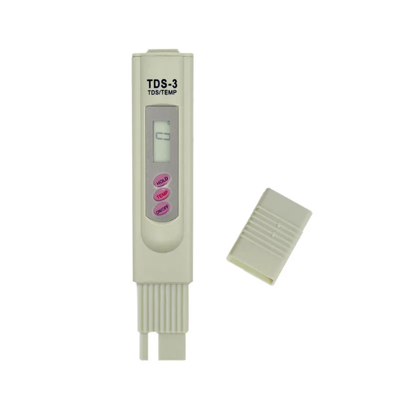 2-in-1 PPM Water TDS Meter Tester Drinking Water Quality Analyzer Monitor Filter Rapid Test Aquarium Hydroponics Pools PPM TDS-3