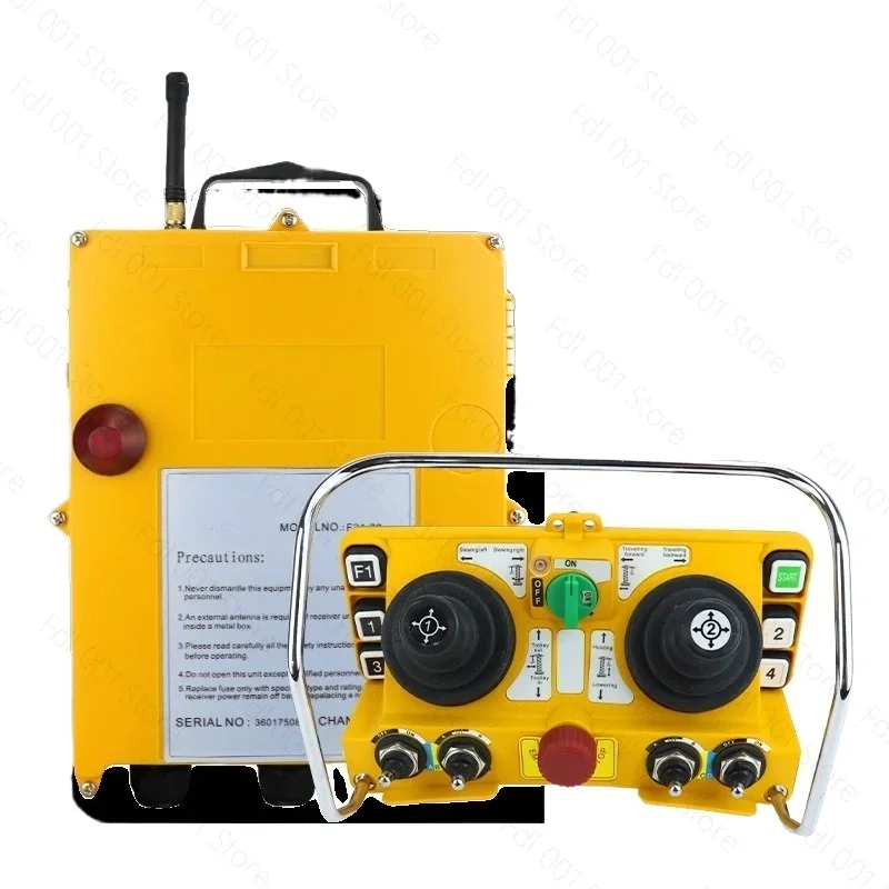 F24-60 Industrial Wireless Remote Controller 5 Speed Joystick For Crane Overhead Travelling Crane