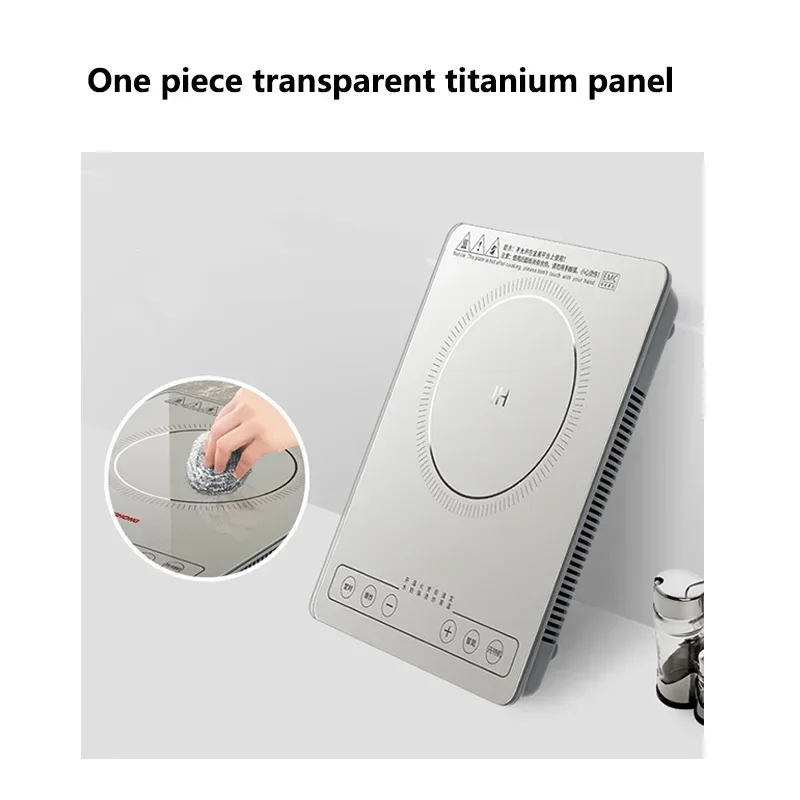 Kompor Induksi Listrik Baru 2000W Kompor Baterai Penggorengan Hemat Energi Memasak Multifungsi Baru Cerdas Khusus Asli