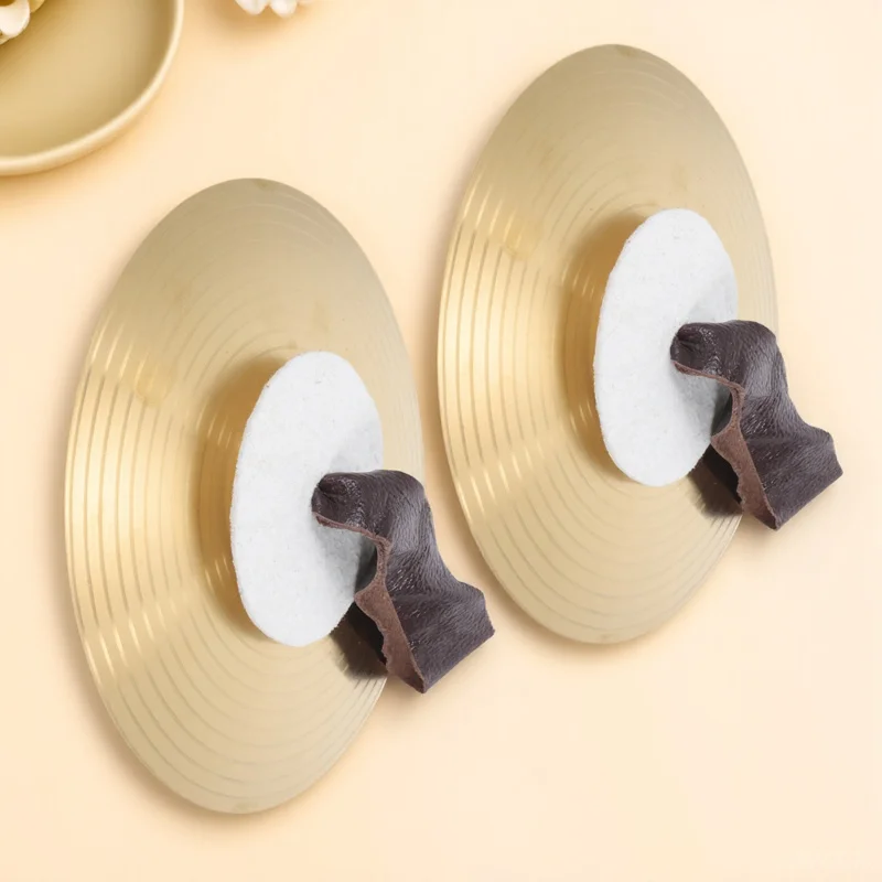 

1Pair Portable Alloy Cymbals for Kids High Quality Mini Percussion Instrument with Comfortable Handle Perfect for Children Music