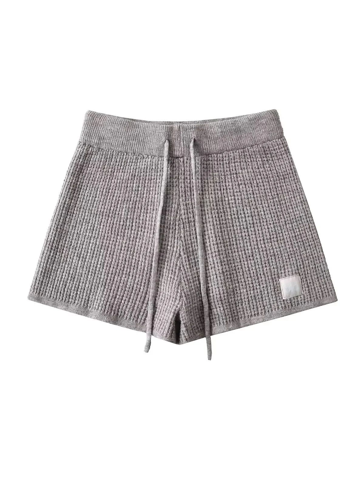 بنطال نسائي محبوك عالي الخصر من American Sle فضفاض مناسب بأرجل واسعة وبنطلون كاجوال للسيدات #5