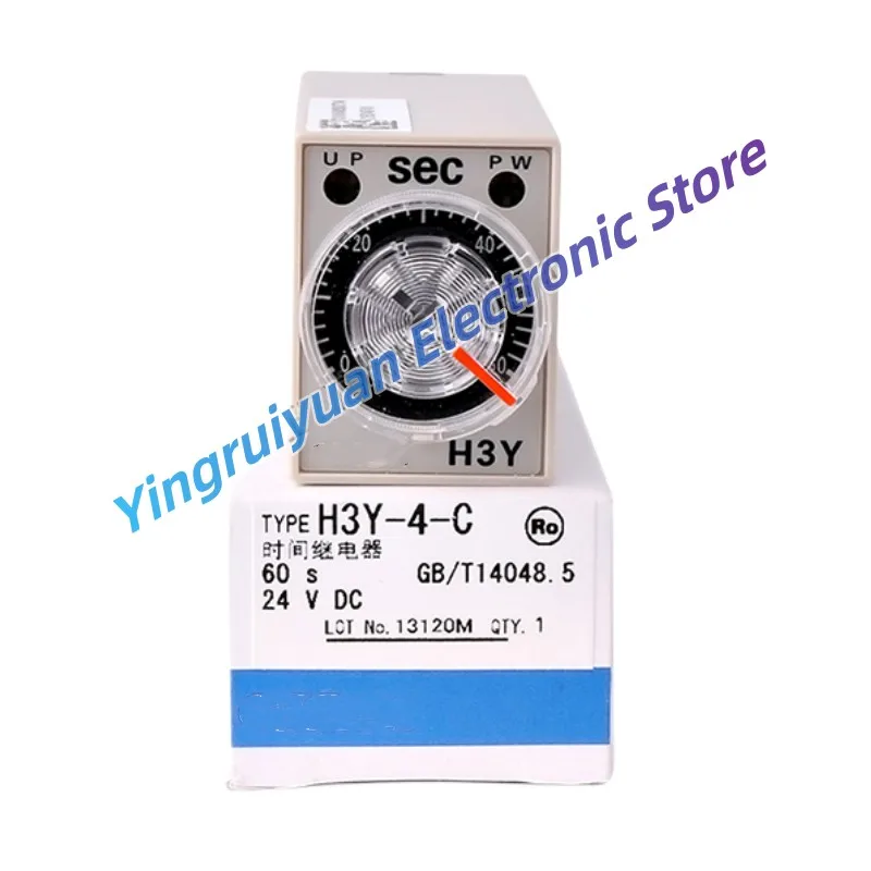 Time Relay H3Y-2-C 4-C DC24V AC220V 110V 1S 5S 10S Original Genuine Product