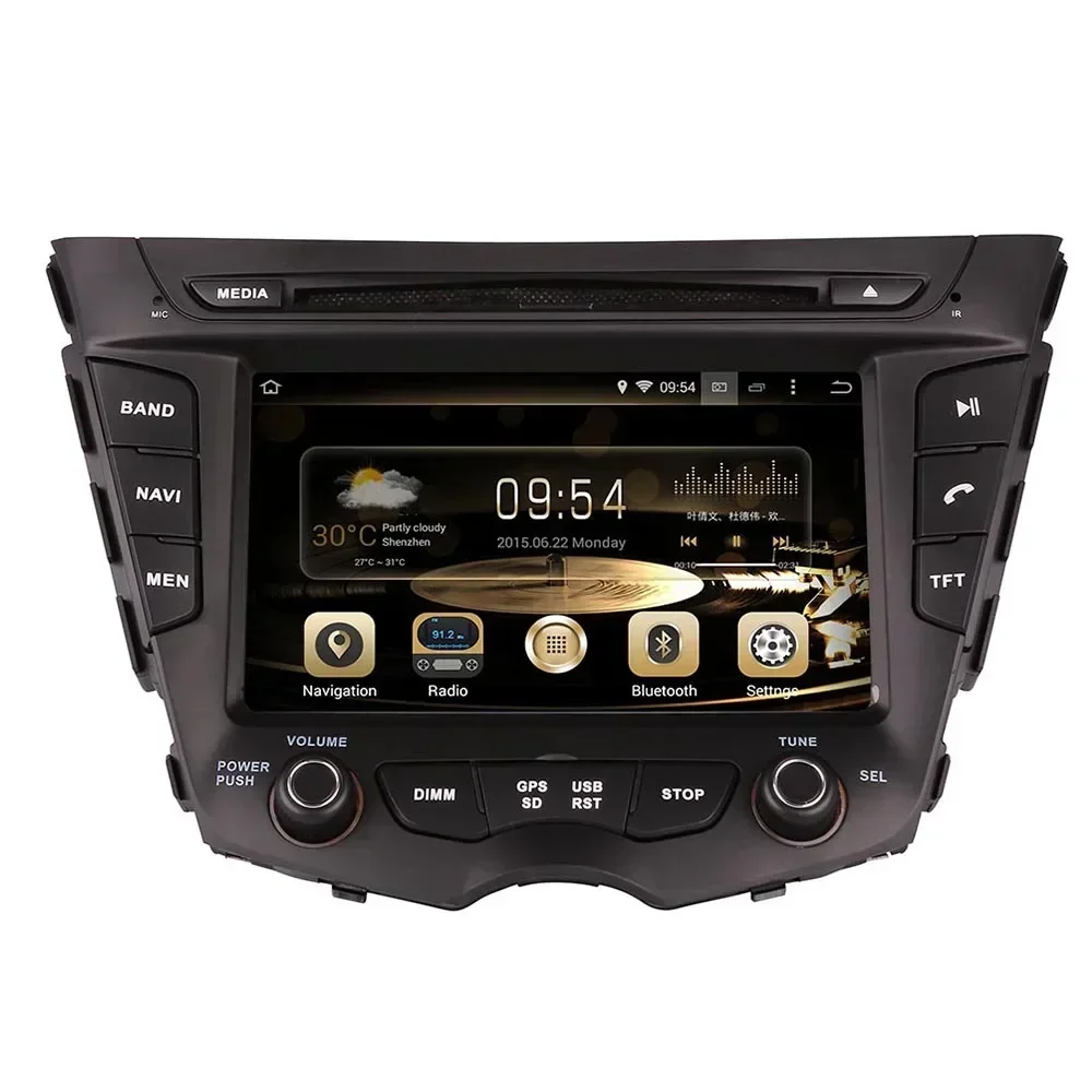 Original Style Android Smart Car DVD Radio Stereo GPS Navigation Multimedia Player For HYUNDAI Veloster 2011-2050 with Camera