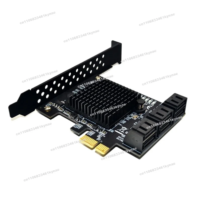 Suitable for PCI-E To Sata3.0 Expansion Card 4 Ports 6 Ports 6Gbps Adapter Card IPFS 88SE9215