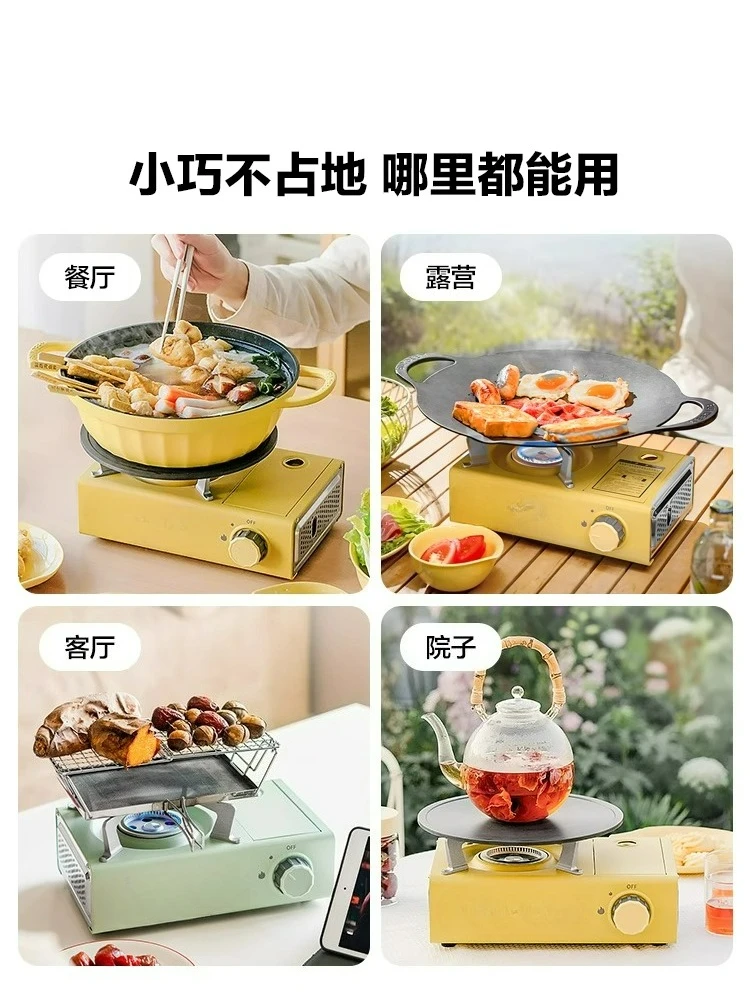 Cassette Stove Outdoor Portable Mini Cass Camping Barbecue Field Card Magnetic Household Oven customizable